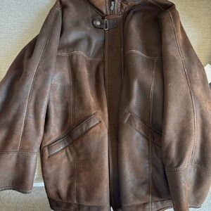 Mens size large Gimos suede jacket